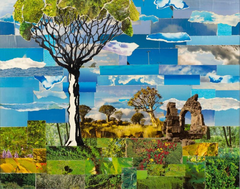 Arcadisch landschap met boom - Lex Pauka