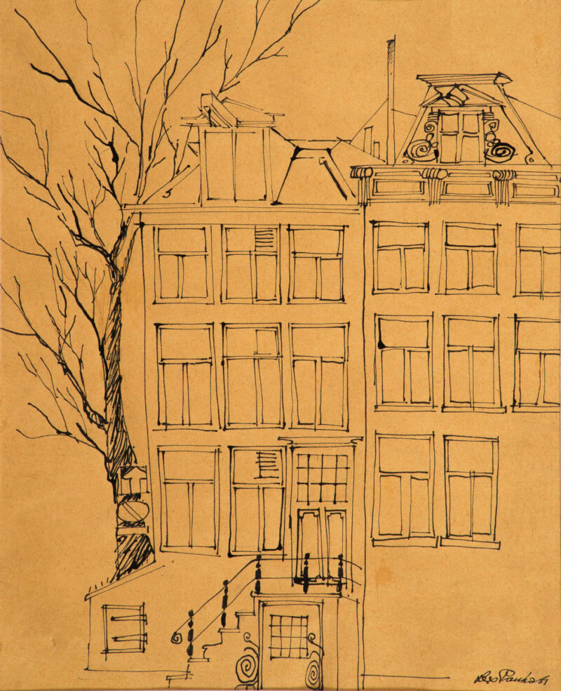 Huisjes aan de gracht - Lex Pauka